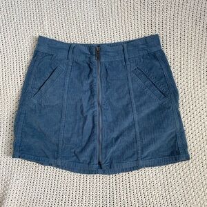 American Eagle Outfitters Teal Corduroy Mini Skirt